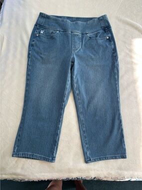 Belle Kim Gravel Pull-On pedal pushers Cropped / Capri Denim Pants 8P